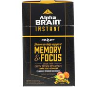 Onnit, Alpha Brain Instant, Memory & Focus, Natural Peach, 30 Packets, 0.13 oz (3.6 g) Each
