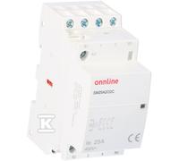 ONNLINE SM25A2O2C Contactor 2NO+2NC 25A 230V AC