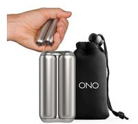 ONO Roller - Handheld Fidget Toy for Adults | Help Relieve Stress, Anxiety, Tension | Promotes Focus, Clarity | Compact, Portable Design (Matte, Junior Size - Stainless Steel)