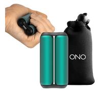 ONO Roller - Handheld Fidget Toy for Adults | Help Relieve Stress, Anxiety, Tension | Promotes Focus, Clarity | Compact, Portable Design (Junior Size/Aluminum, Teal)