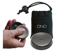 ONO Slider - Portable Toy for Adults | Helps Relieve Stress, Anxiety, Tension | Promotes Focus & Clarity | Compact & Portable Design (Natural - Titanium)