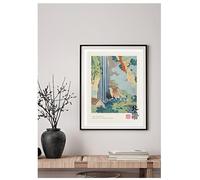Ono Waterfall - Katsushika Hokusai Poster A4 Japanese Art Print Wall Decor Vintage Home Office Gift Aesthetic Room Decoration Timeless Design Artwork Japan Inspired