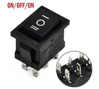 OnOff Rocker Switch 6Pin 3Way Large Rectangle Onoff Rocker Thank you Manual measurement please allow 1-10mm error Thanks for your understanding