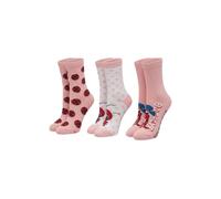 ONOMATO! Miraculous Lady Bug Kids Girls Socks Set 3 Pairs