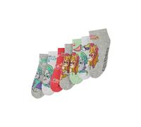 ONOMATO! Paw Patrol Skye Everest Kids Girls Seaker Socks Set 7 Pairs (DE/NL/SE/PL, Numeric, 19, 22, Regular)