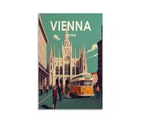 ONOTIO Vienna Austria Vintage Travel Posters Landscape 12x18inch(30x45cm) Wall Art Picture Print Canvas Art Poster Modern Family Bedroom Decor Posters
