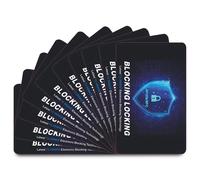 Onperpoe 10 PCS RFID Blocking Card, Advanced Signal Credit Card Protector for Contactless Cards, Dual-Side Card Blocker for Wallets & Card Holders