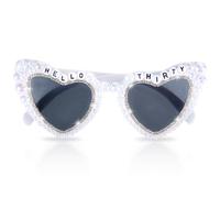 Onperpoe 20/30/40/50th Birthday Glasses, Funny Novelty Birthday Sunglasses, Hello Twenty/Thirty/Forty/Fifty Birthday Party Eyeglasses for Birthday Decorations Celebration Party Favors (HELLO TWENTY)
