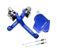Onrksreb Compatible for BETA RR 350 4T 350RR 2012 2013 2014 2015 2016 2017 2018 2019 2020 2021 Motocross Foldable Brake Clutch Levers Stunt Easy Pull Cable System CNC Accessories(Blue)