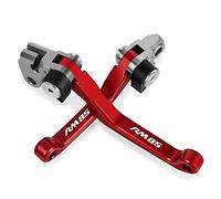 Onrksreb Compatible for Suzuki RM85 2005-2015 2008 2010 2011 2012 2013 Motocross Dirt Bike CNC Aluminum Brake Clutch Levers Foldable Lever Motorcycle Pivot Lever(Red)