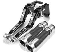 Onrksreb Compatible for Yamaha XTZ750 1989-1996 Motorcycle Folding Extendable Brake Clutch Levers Adjustable Handlebar Grips Ends with CNC(11)