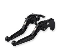 Onrksreb Compatible Parts Folding Brake Clutch Levers for Hon&da CBR400RR NC23 NC29 NC35 1988-1994 Motorcycle Adjustable Handle(Black)