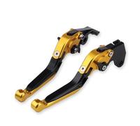 Onrksreb Compatible Parts Folding Brake Clutch Levers for Hon&da CBR600 F2,F3,F4,F4i 1991 1992 1993 1994 1995 1996 1997 1998 1999 2000 2001-2007 Motorcycle Adjustable Handle(Gold)