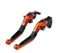 Onrksreb Compatible Parts Folding Brake Clutch Levers for Hon&da CBR600 F2,F3,F4,F4i 1991 1992 1993 1994 1995 1996 1997 1998 1999 2000 2001-2007 Motorcycle Adjustable Handle(Orange)