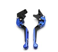 Onrksreb Compatible Parts Folding Brake Clutch Levers for Moto Guzzi California Custom/Touring/Classic 2014 2015 2016 Motorcycle Adjustable Handle(Blue)