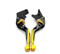 Onrksreb Compatible Parts Folding Brake Clutch Levers for Moto Guzzi California Custom/Touring/Classic 2014 2015 2016 Motorcycle Adjustable Handle(Gold)