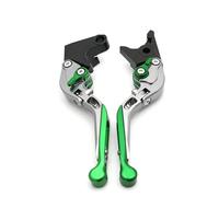 Onrksreb Compatible Parts Folding Brake Clutch Levers for Moto Guzzi California Custom/Touring/Classic 2014 2015 2016 Motorcycle Adjustable Handle(Green)