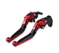 Onrksreb Compatible Parts Folding Brake Clutch Levers for Suzuki SV650 2010 2011 2012 2013 2014 2015 2016 2017 2018 Motorcycle Adjustable Handle(Red)
