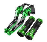 Onrksreb Compatible Parts for Aprilia Falco SL1000 2000 2001 2002 2003 2004 Motorcycle Clutch Brake Lever Extendable Adjustable Foldable Levers Handlebar Grips(Green)