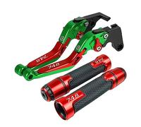 Onrksreb Compatible Parts for Ducati 748 1994 1995 1996 1997 1998 Motorcycle Clutch Brake Lever Extendable Adjustable Foldable Levers Handlebar Grips(5)