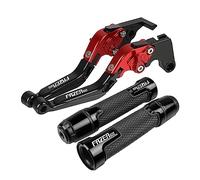 Onrksreb Compatible Parts for Yama&ha FA&zer 600 1998-2003 1999 2000 2001 Motorcycle Clutch Brake Lever Extendable Adjustable Foldable Levers Handlebar Grips(3)