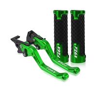 Onrksreb Compatible Parts for Yama&ha FZ6N 1998-2003 1999 2000 2001 2002 Motorcycle Handlebar Adjustable Brake Clutch Levers Grips Handle(Green)