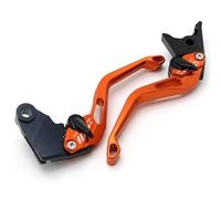 Onrksreb Compatible Parts Motorcycle 3D Short Handle for Yama&ha YZF R6S Europe Version 2006-2007 Brake Clutch Levers(Orange)