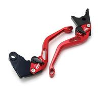 Onrksreb Compatible Parts Motorcycle 3D Short Handle for Yama&ha YZF R6S Europe Version 2006-2007 Brake Clutch Levers(Red)