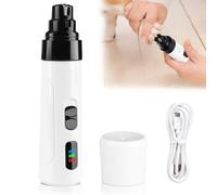 ONRSV Silent Groom Pro Nail Grinder, 2-Speed Rechargeable USB Dog Nail Trimmers, Low Noise 50dB, Gentle Electric Dog Nail Grinder & Cat Nail Trimmer for Large Medium Small Dogs & Cats