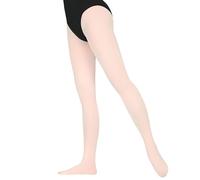 OnrySxn Ballet Dance Tights for girls, 90 Denier Ultra-soft Stretch Transition Dance Footed Tights Classic Footed Dance Ballet Stockings for Age 3-5 Years Toddlers Kids Student Practice(90-115cm)