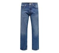 Onsedge Straight - male - ONLY & SONS - Straight Fit Jeans - Blue - W36 L32 - Jeans W36 L32
