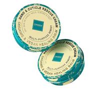 Onsen Hand & Cuticle Rescue Cream | Organic Nail Strengthener & Balm | Dry, Cracked Hands, Elbows & Feet | Shea Butter, Tsubaki & Jojoba Oil | Nail Repair & Growth, Vegan - 2 Pack (26ml)