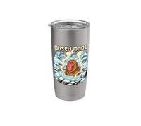 Onsen Mode Relaxation Japanese Hot Snow Monkey Humor Spring Stainless Steel Insulated Tumbler