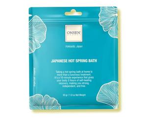 Onsen Secret Japanese Hot-Spring Bath Minerals A Perfect Way to Hydrate & Soothe Your Body Soak in Green Bamboo Extract, Pagoda Tree Flower Enzymes, Unwind, Relaxation, Improve Sleep (Pack of 1)
