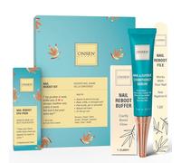 Onsen Secret Japanese Nail Care Kit - Cuticle Care Oil Serum | Nail Buffer and Shine Kit - Strengthening & Shining - Spa-Quality Manicure w/ Organic Ingredients - Long-Lasting Shine - Easy & Safe, 1pk