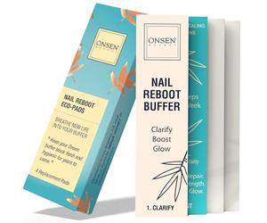 Onsen Secret pad Ultimate Shine Nail Buffing - 3 Way Methods - 4 Combo Pads