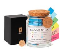 OnseToday Bible Verses Jar, Color Coded Bible Verses in a Jar, 90 Day Bible Verse Jar, Read Me When Bible Verses Jar, Prayer Jar with Scriptures