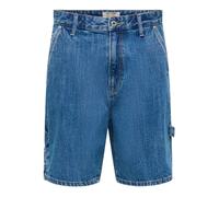 Onsfade Carpenter Denim Shorts- male- ONLY & SONS- Denim Shorts- Blue- S- Shorts S