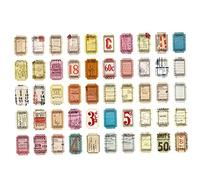 Onsinic 100pcs Vintage Ticket Label Insect Book Paper Scrapbooking Vintage Decorative Diy Craft Photo Album