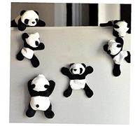 Onsinic 1pc Refrigerator Magnetic Sticker Soft Plush Panda Fridge Magnet Sticker Fridge Magnet for Kids Message Holder Home
