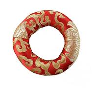 Onsinic 1pc Yoga Tibetan Singing Bowl Mat Himalayan Hand Hammered Chakra Meditation Belief Buddhist Supplies