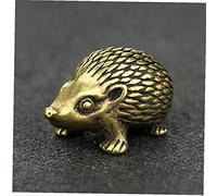 Onsinic Brass Hedgehog Statue Vintage Animal Ornament Metal Props Figure Home Office Desk Decor Ornament Toy Gift