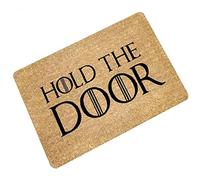 Onsinic Hold the Door Entrance Welcome Mats Rubber Funny Doormats Hallway Doorway Bathroom Rugs Floor Mats and Carpet