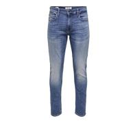 ONLY & SONS Men's Onsloom Slim Jax MBD 9137 Dcc DNM Noos fit Jeans, Medium Blue (Medium Blue Denim), 34 W/30 L