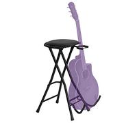 OnStage On-Stage DT7500 Guitarist Stool with Footrest,Black