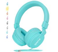 ONTA Kids Foldable Headphone On-Ear Audio Adjustable Lightweight Headphone for Cellphones Smartphones Iphone Laptop Computer Mp3/4 Earphones(Green)