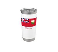 Ontario Canada Flag Souvenir Stainless Steel Insulated Tumbler