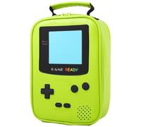 ONTESY Game Lunch Bag for Kids Waterproof Leather Mini Cooler Reusable Thermal Insulated Bento Box Container Cute for Boys Girls Toddlers Teens Men Women to School Work Picnic (Green)