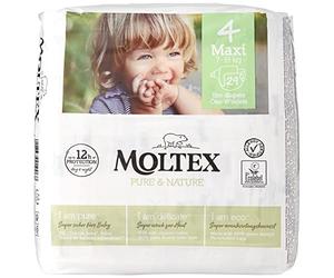 Ontex Moltex Pure & Nature Maxi, Size 4, Pack of 29