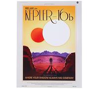 onthewall Kepler 16b Nasa Space exploration 30x40cm Art Poster Print,White